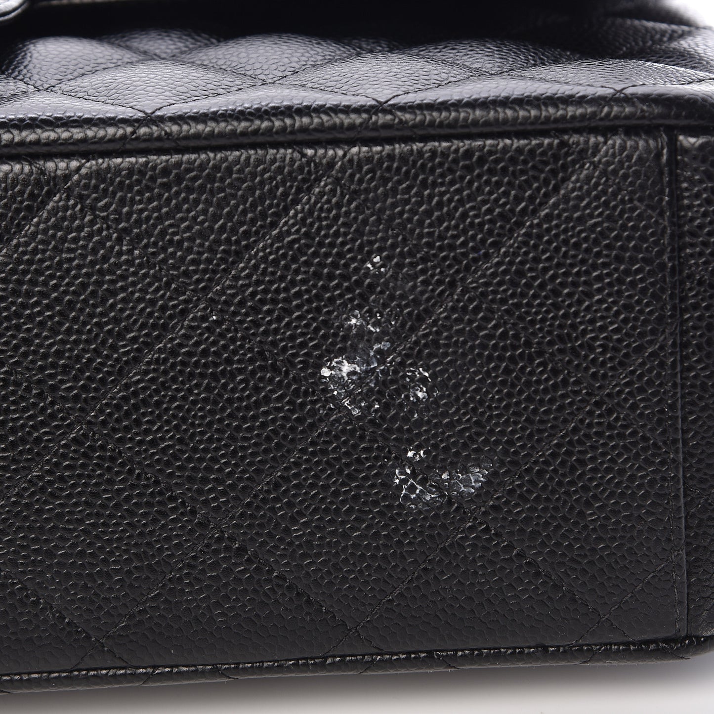 Caviar Quilted Maxi Double Flap Black