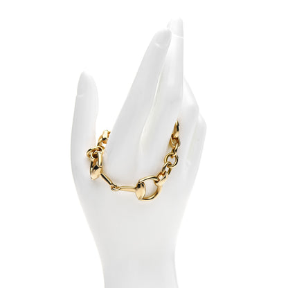 Gucci 18K Yellow Gold Horsebit Bracelet 2 of 6