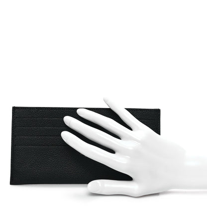 Louis Vuitton Calfskin Felicie Chain Wallet Card Holder Insert Black 2 of 7