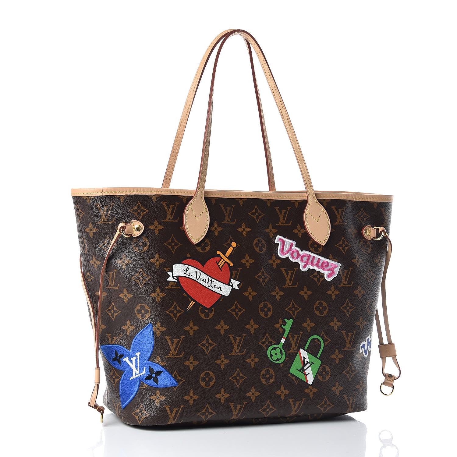 Louis Vuitton Monogram Travel Stickers Neverfull MM 3 of 10