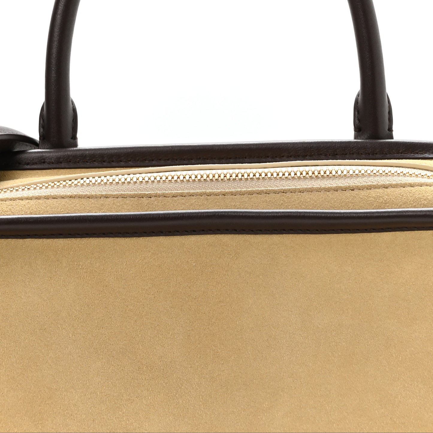 Suede Calfskin Amazona Small 180 Oro Chocolate