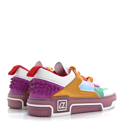 Christian Louboutin Calfskin Suede Spike Astroloubi Donna Low Top Sneakers 40.5 Kismet Supernova 5 of 12