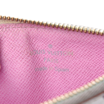 Louis Vuitton Monogram Multicolor Key Pouch White Litchi 6 of 16