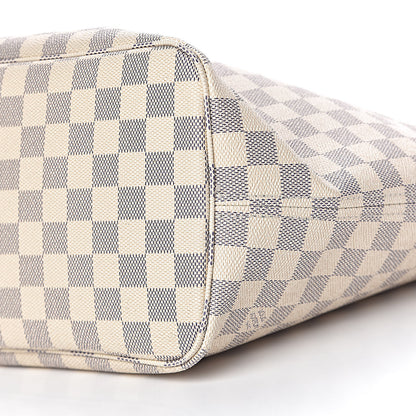 Louis Vuitton Damier Azur Neo Neverfull MM Rose Ballerine 10 of 11