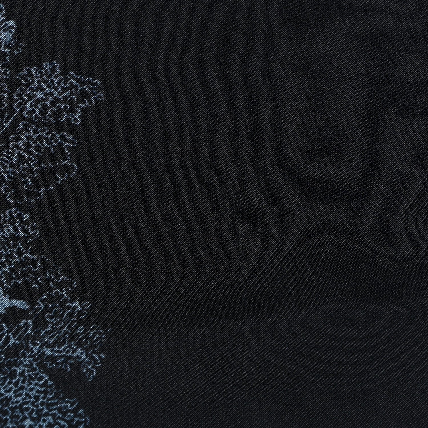 Christian Dior Silk Toile De Jouy Square Scarf Blue 4 of 5