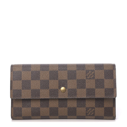 Louis Vuitton Damier Ebene Porte Tresor International Wallet 1 of 13