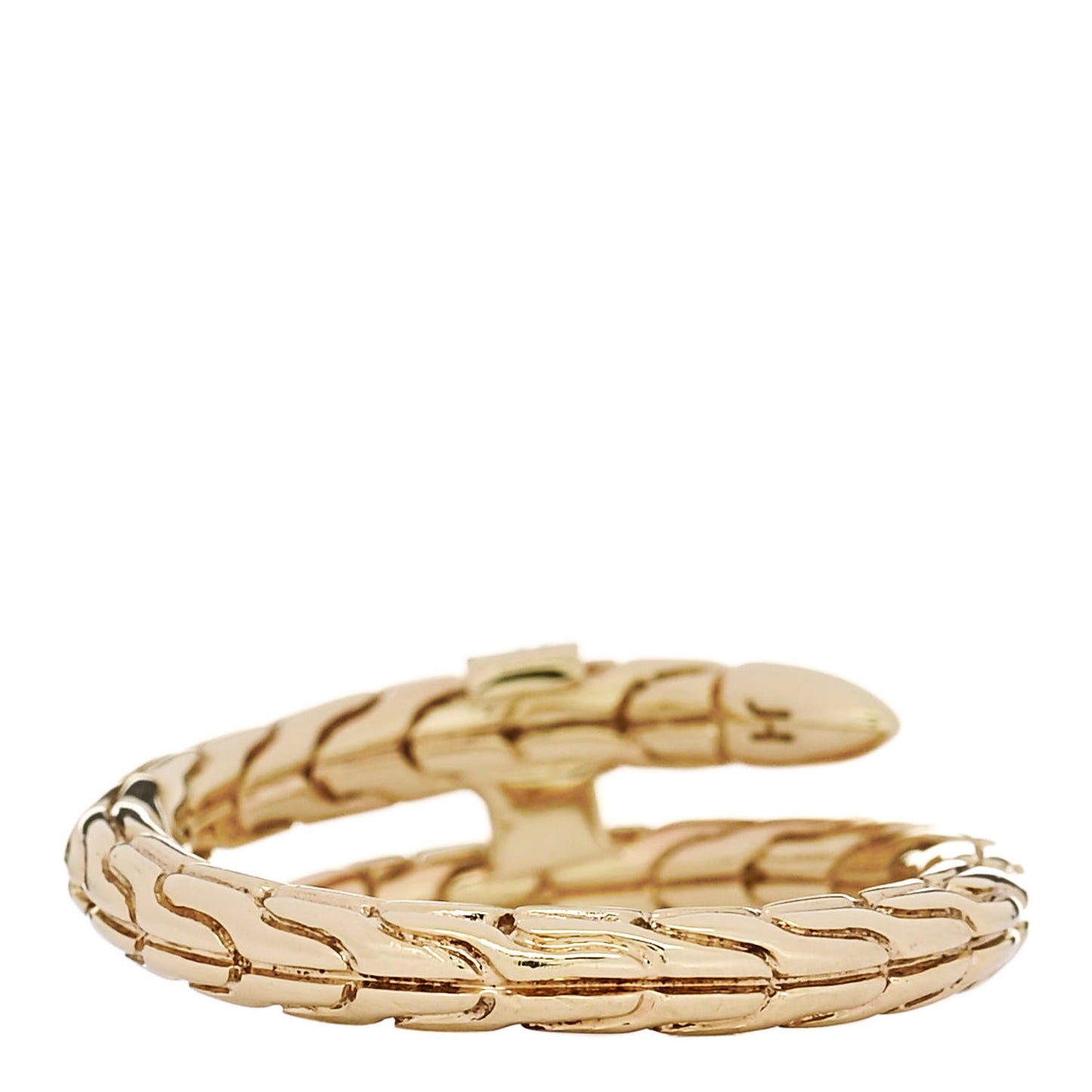 18K Yellow Gold Diamond Spear Ring 54 7