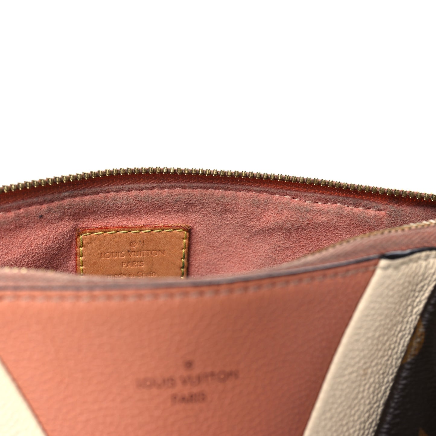 Monogram V Tote BB Cream Peach