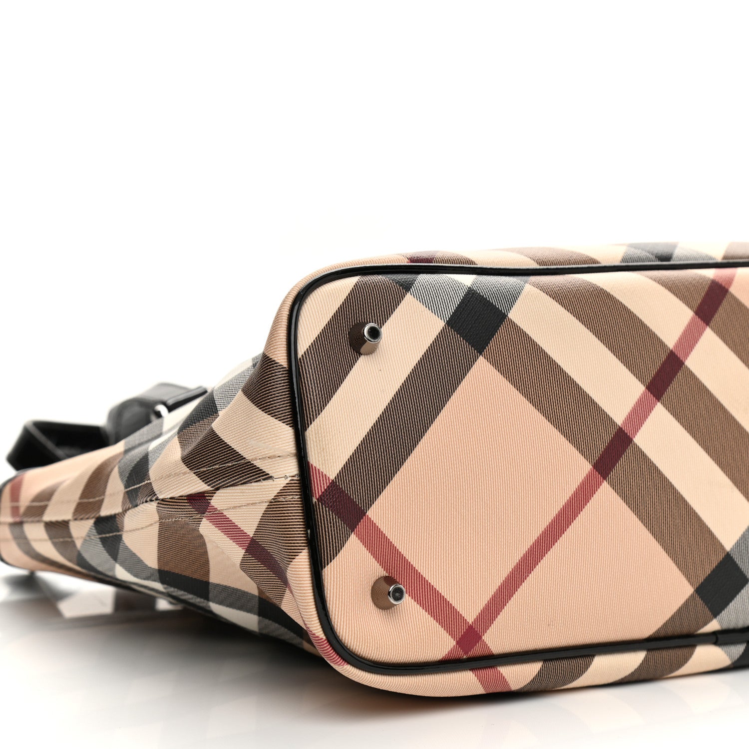Burberry Supernova Check Regent Tote Black 8 of 15