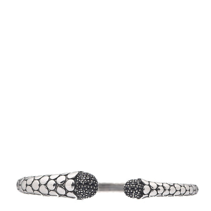 John Hardy Sterling Silver Black Sapphire Dot Cuff Bracelet 1 of 4
