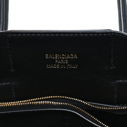 Balenciaga Smooth Calfskin Small Bel Air Carry All Bag Black 6 of 11
