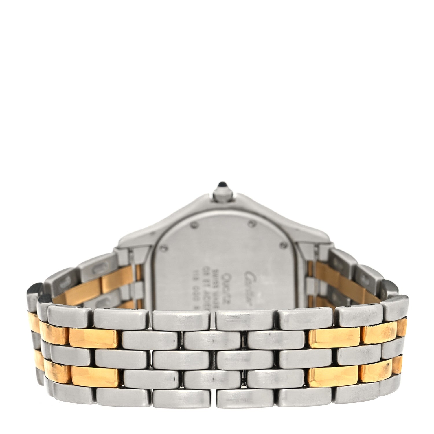 Cartier Stainless Steel 18K Yellow Gold 33mm Cougar Quartz Watch 3 of 4