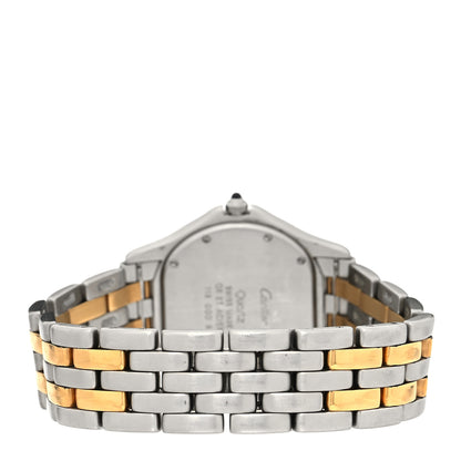 Cartier Stainless Steel 18K Yellow Gold 33mm Cougar Quartz Watch 3 of 4