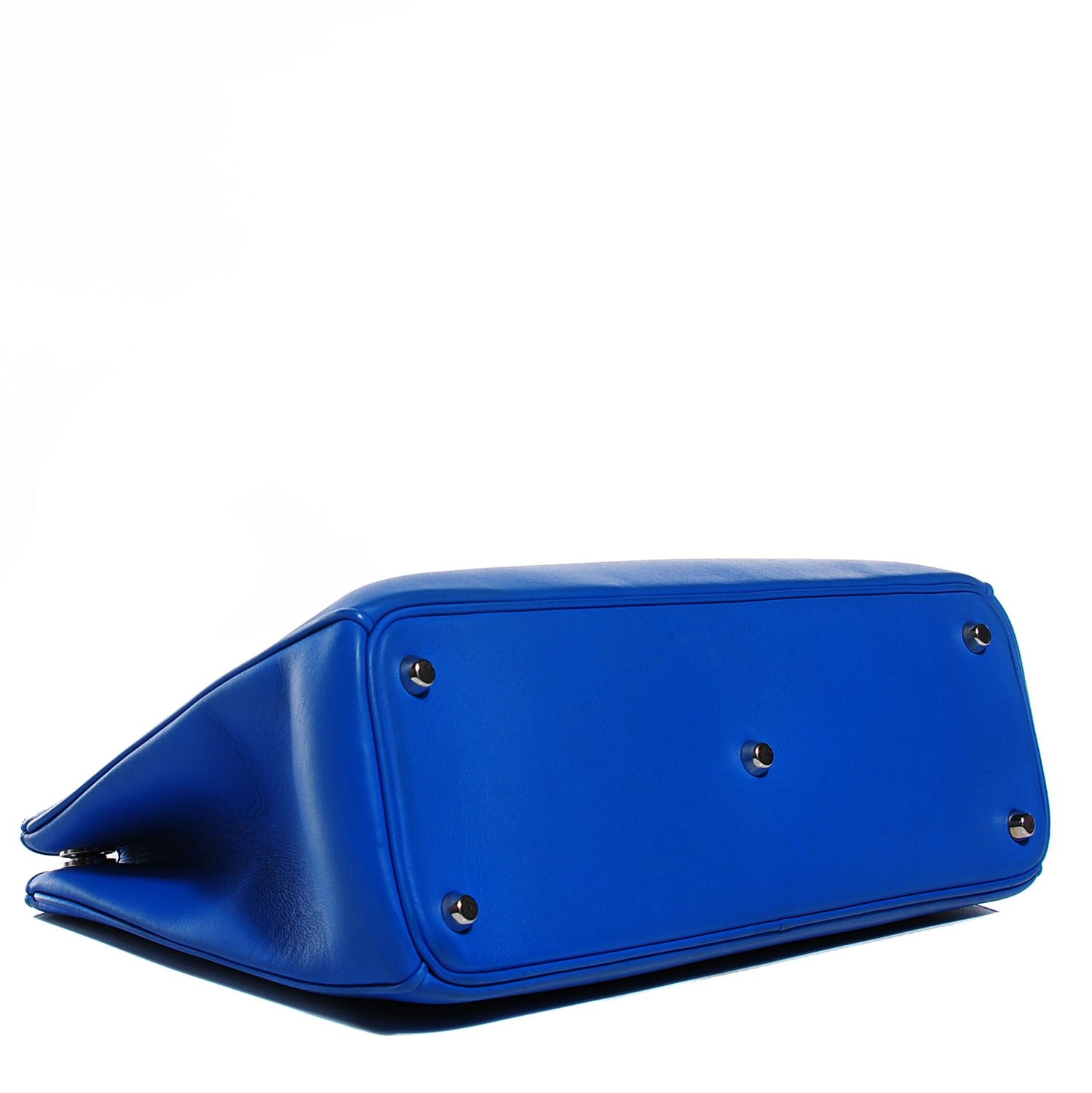 Christian Dior Calfskin Medium Diorissimo Bag Blue Persan 5 of 10