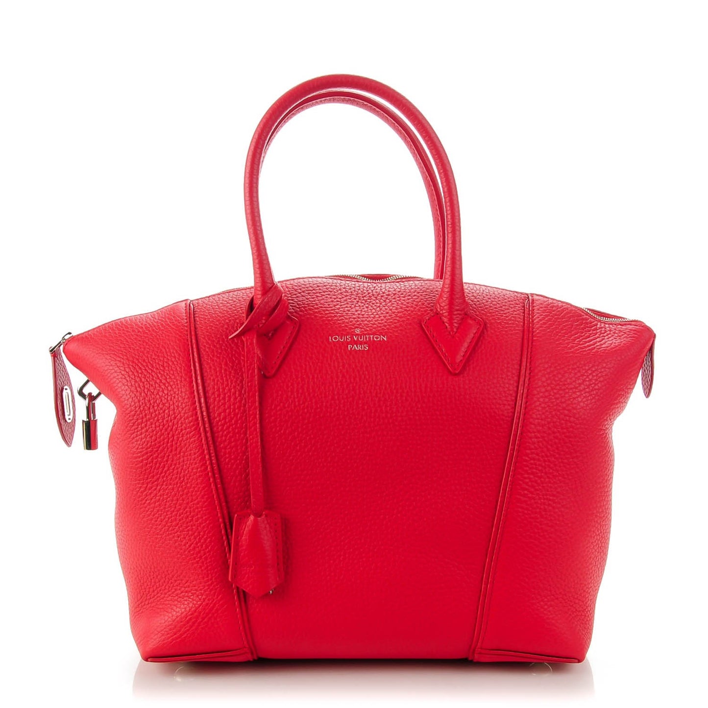 Cuir Taurillon Soft Lockit PM Rubis
