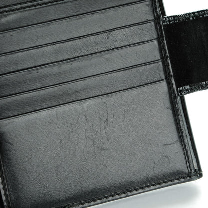 Gucci Patent Abbey Compact Wallet Black 8 of 8