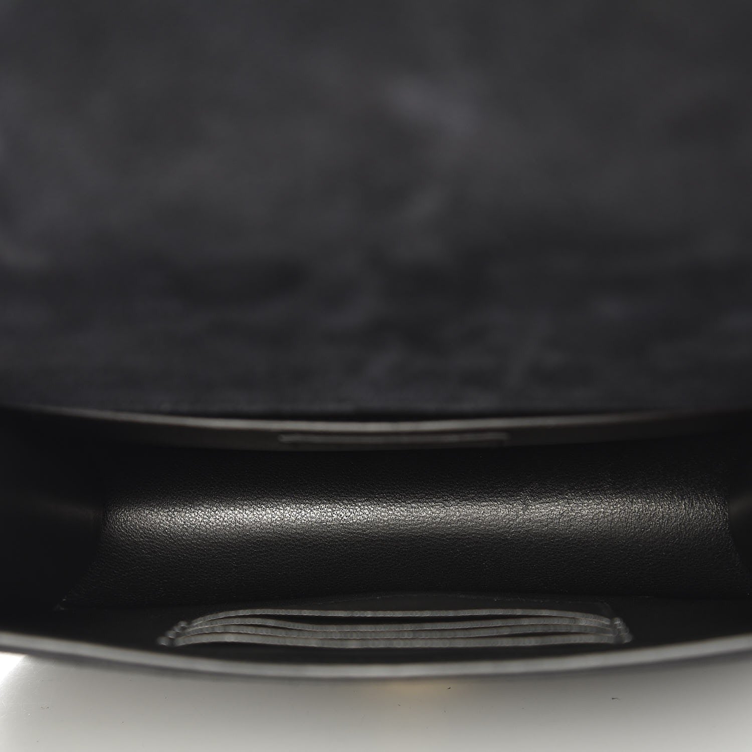 Saint Laurent Suede Small Spontini Saddle Bag Black 5 of 7