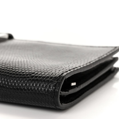 Hermes Niloticus Lizard Bearn Wallet Black 8 of 8