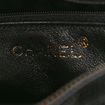 Chanel Lizard Diamond Quilted Small Tassel Camera Case Black 6 of 10