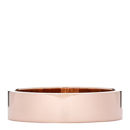 Hermes 18K Rose Gold Diamond PM Kelly Ring 55 7.25 3 of 5