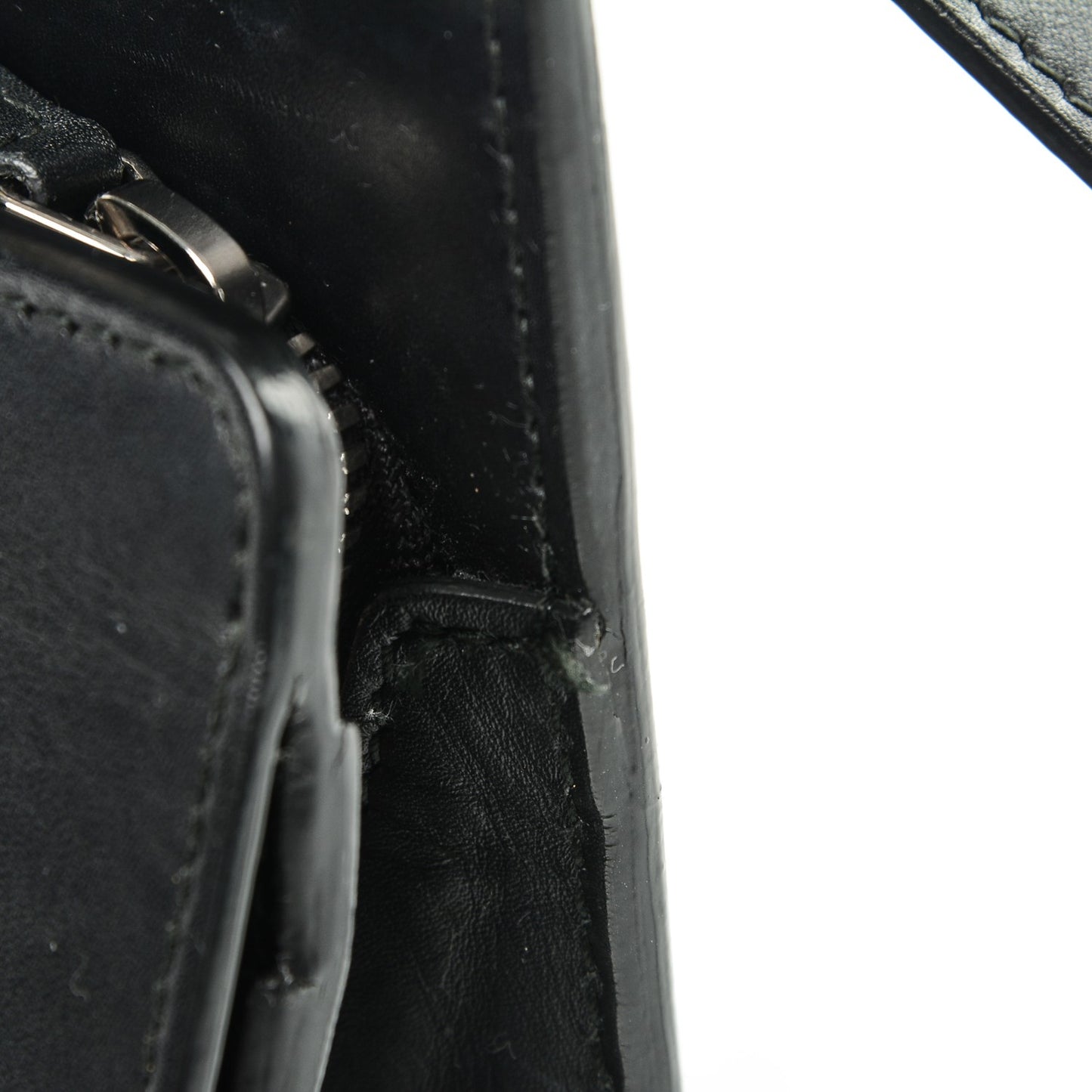 Calfskin Le Dix Cartable S Bag Black