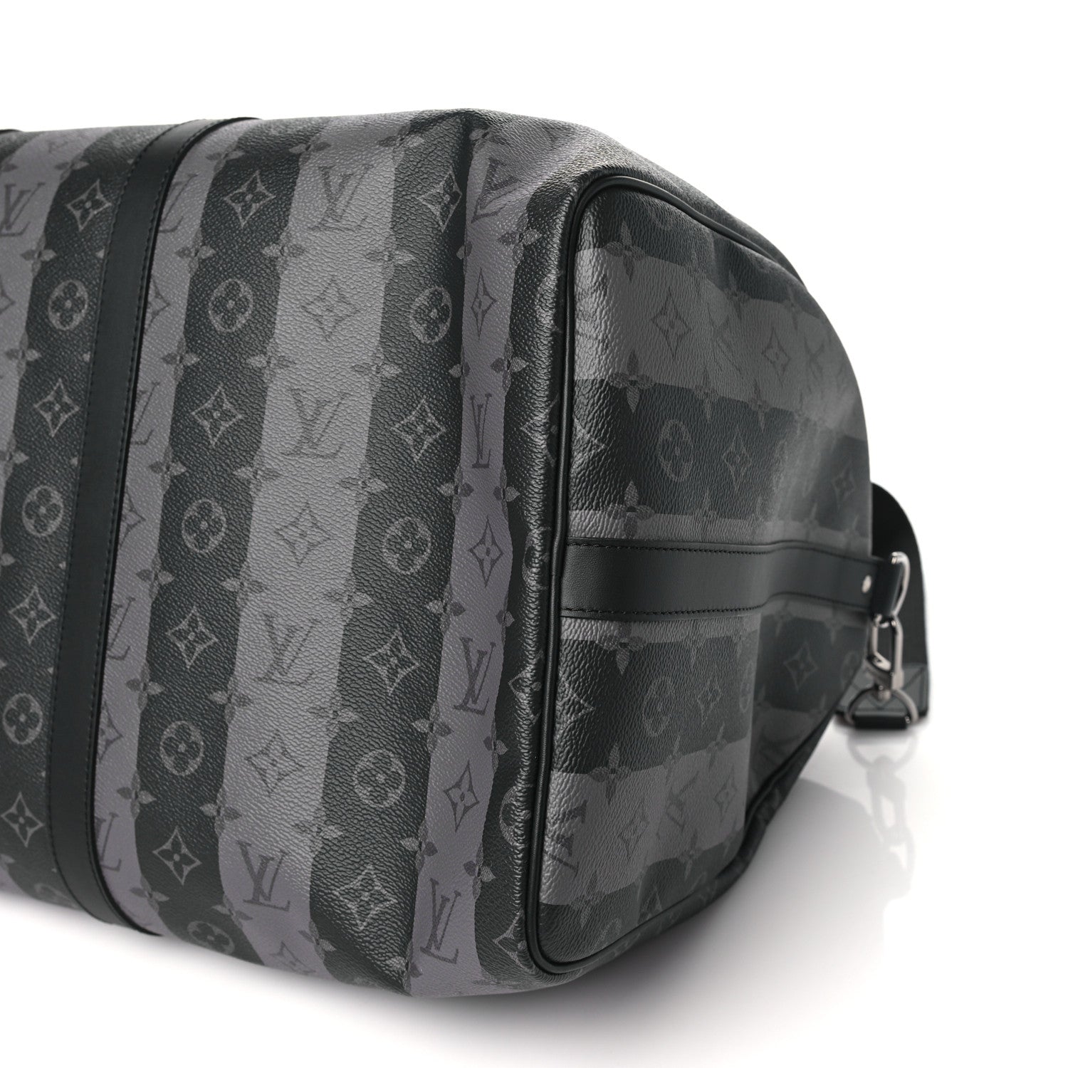 Louis Vuitton X NIGO Monogram Eclipse Stripes LV Keepall Bandouliere 50 8 of 8