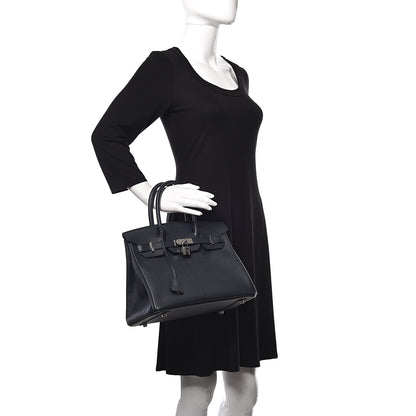 Hermes Epsom Birkin 30 Bleu Indigo 2 of 33