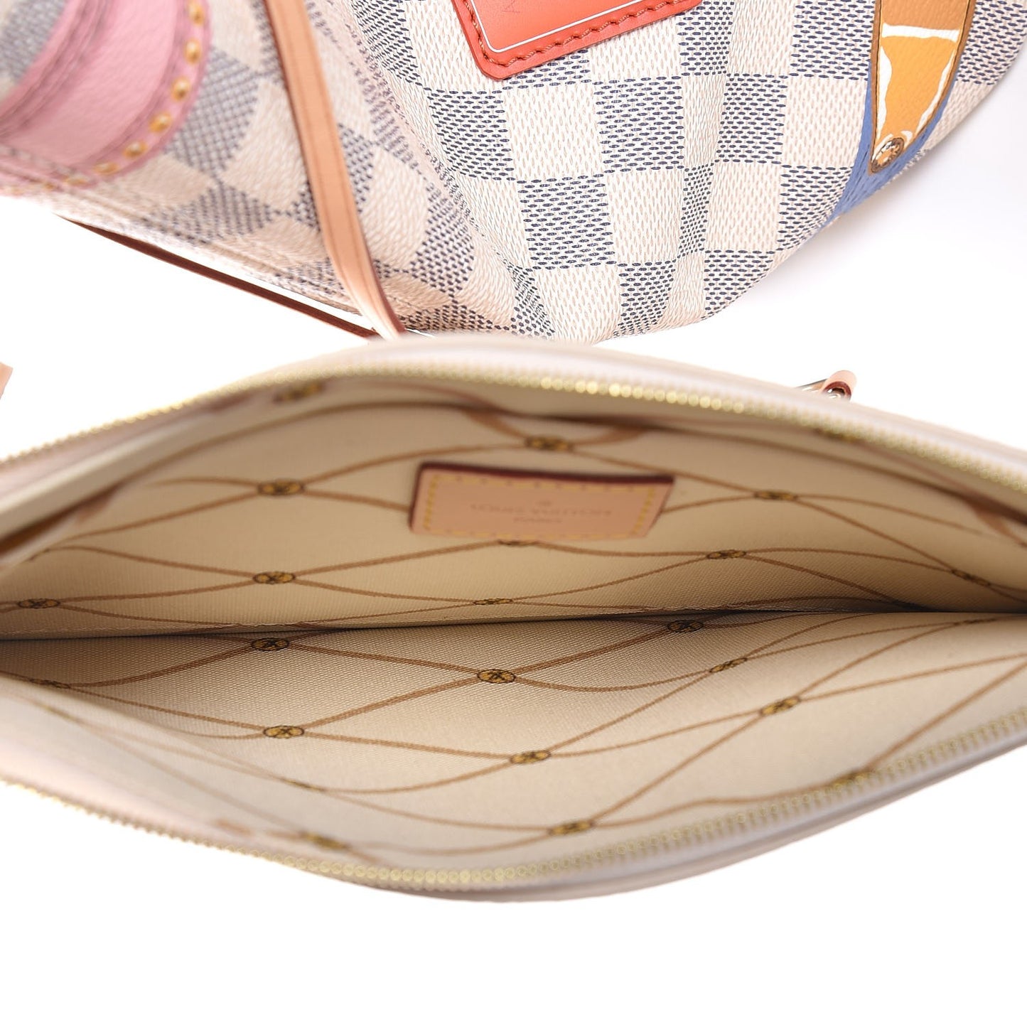 Damier Azur Summer Trunks Neo Neverfull MM