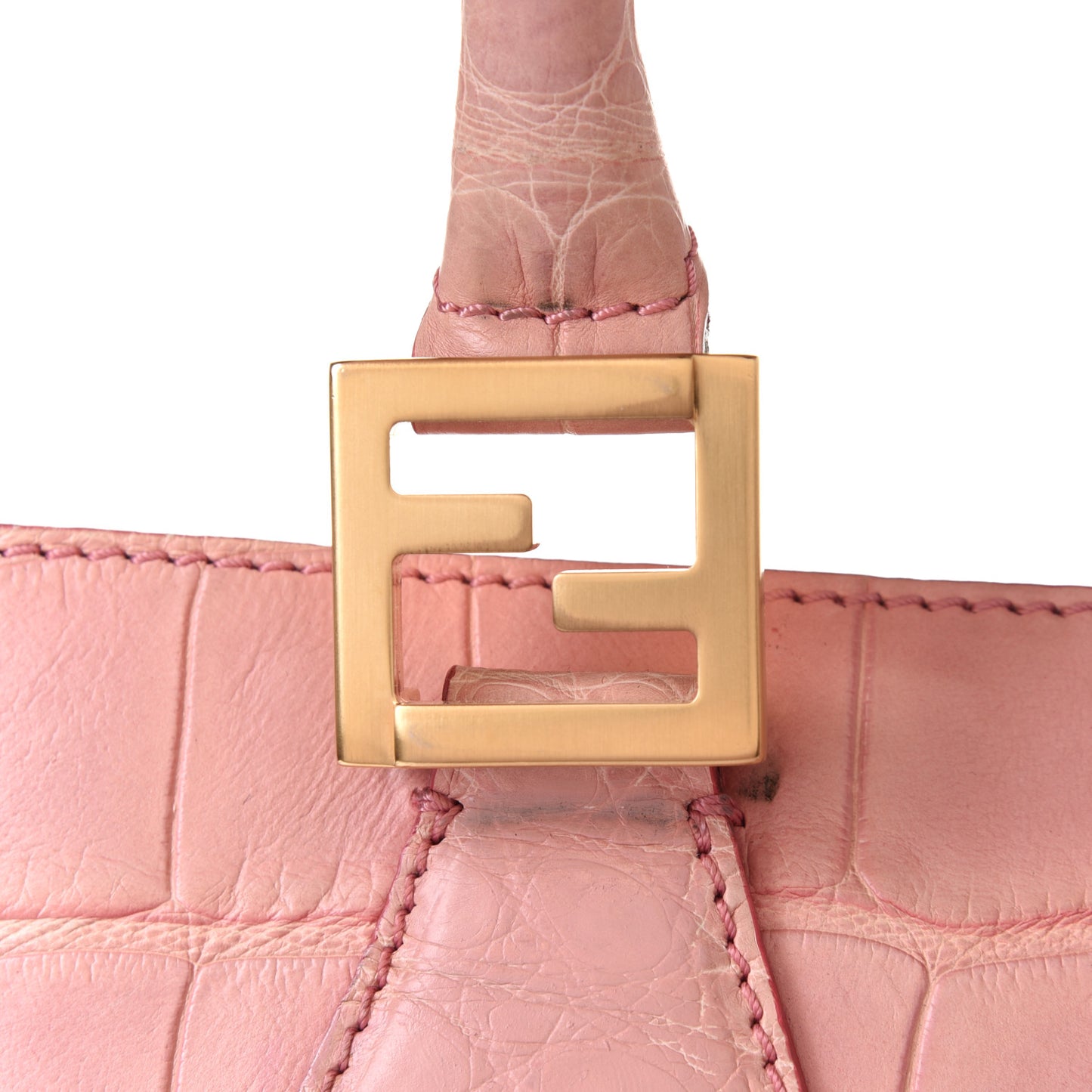 Alligator Large Twins Tote Pink