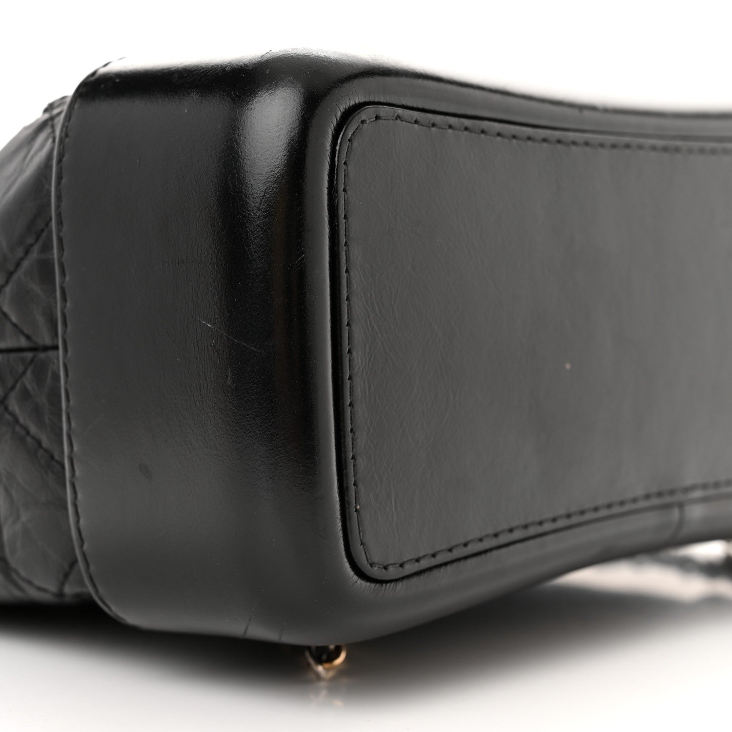 Chanel Aged Calfskin Quilted Small Gabrielle Backpack Black 9 of 16