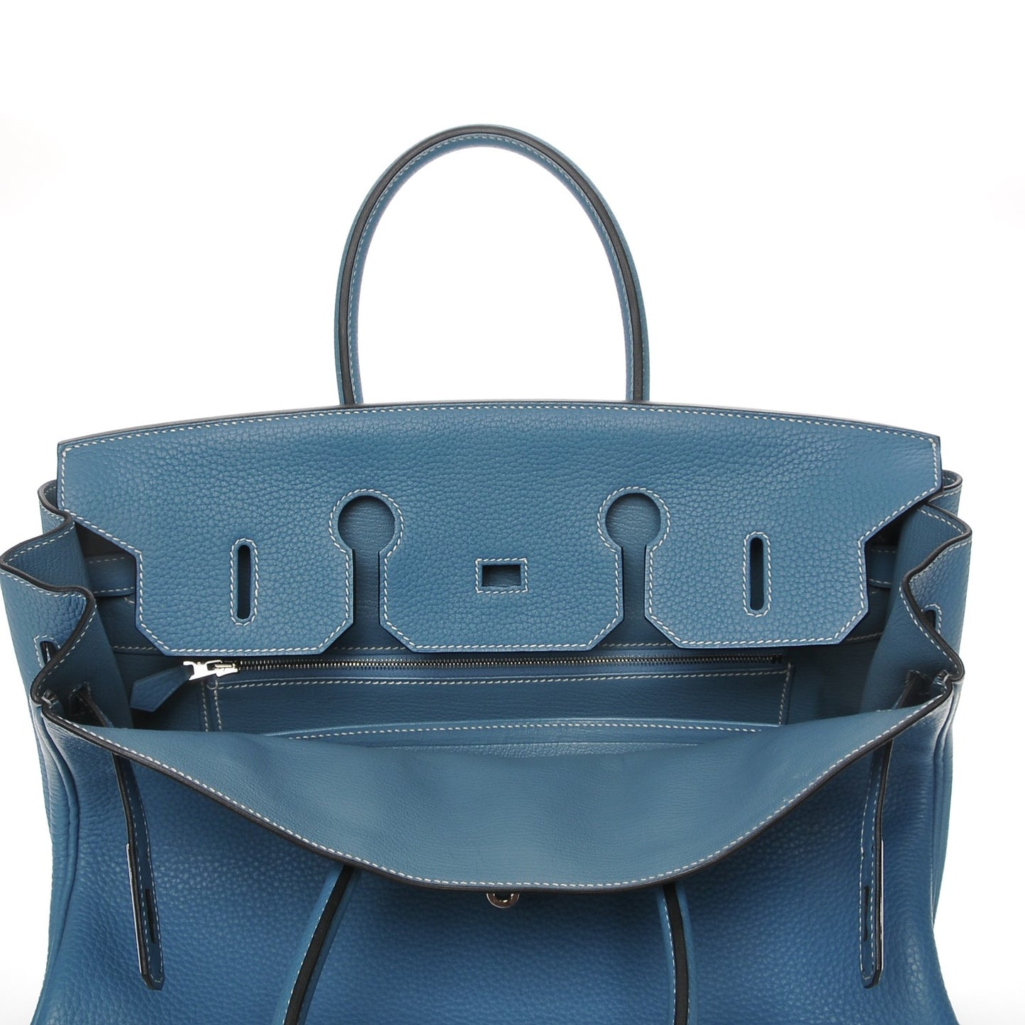 Taurillon Clemence Birkin 35 Blue Jean