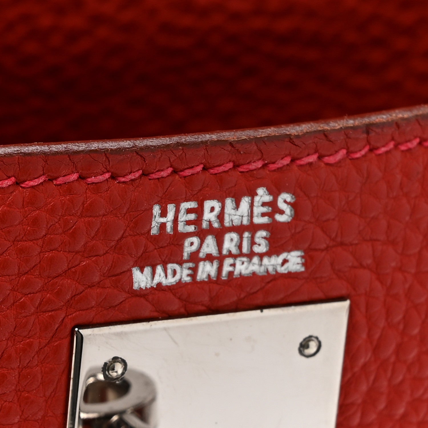 Hermes Togo Kelly Sellier 32 Rouge Vif 6 of 16