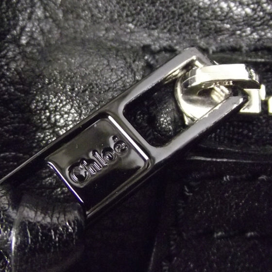 Chloe Leather Large Tracy Tote Black 10 of 11