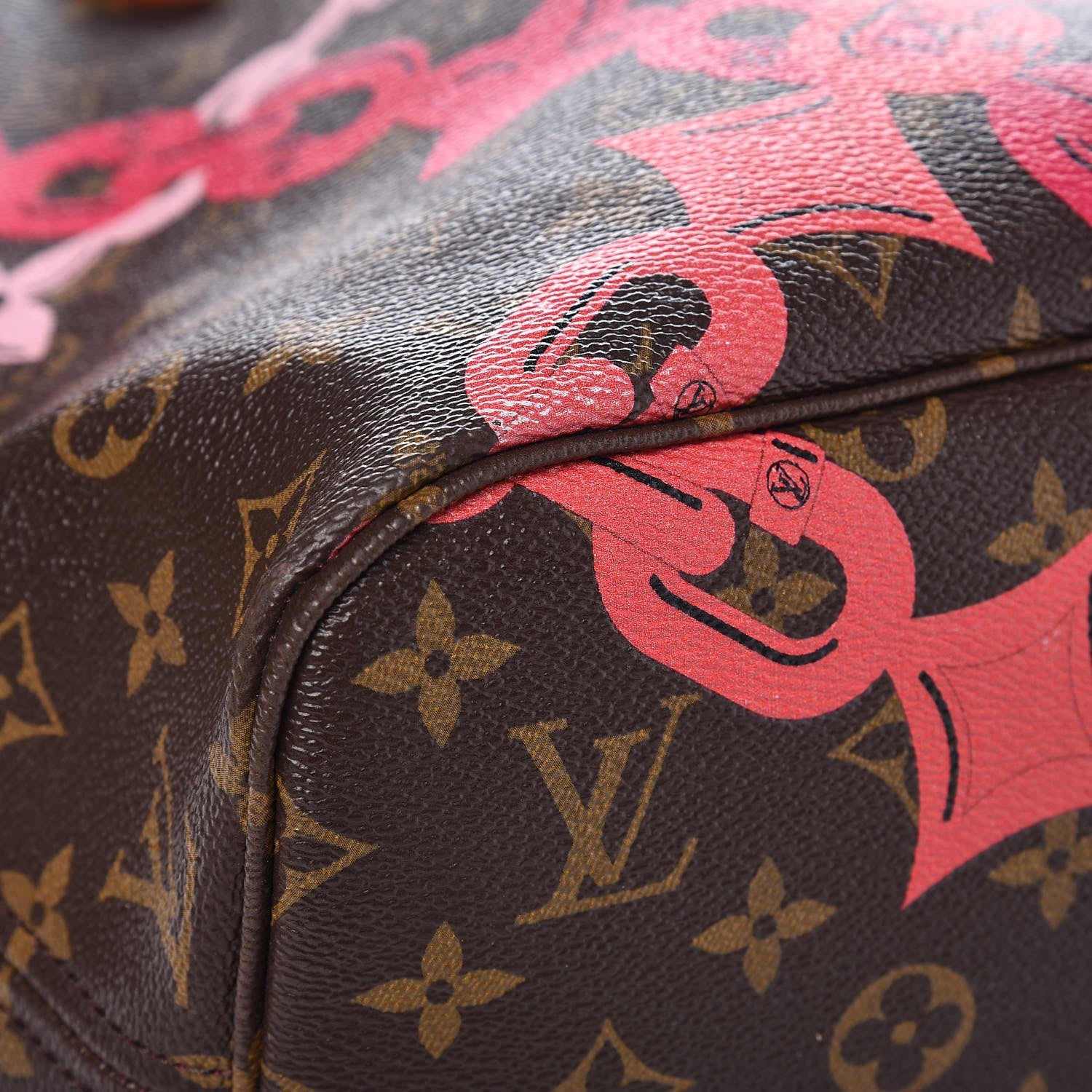 Louis Vuitton Monogram Bay Neverfull MM Rose Ballerine Poppy 11 of 14