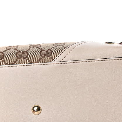 Gucci Monogram Medium New Britt Tote Off White 13 of 15