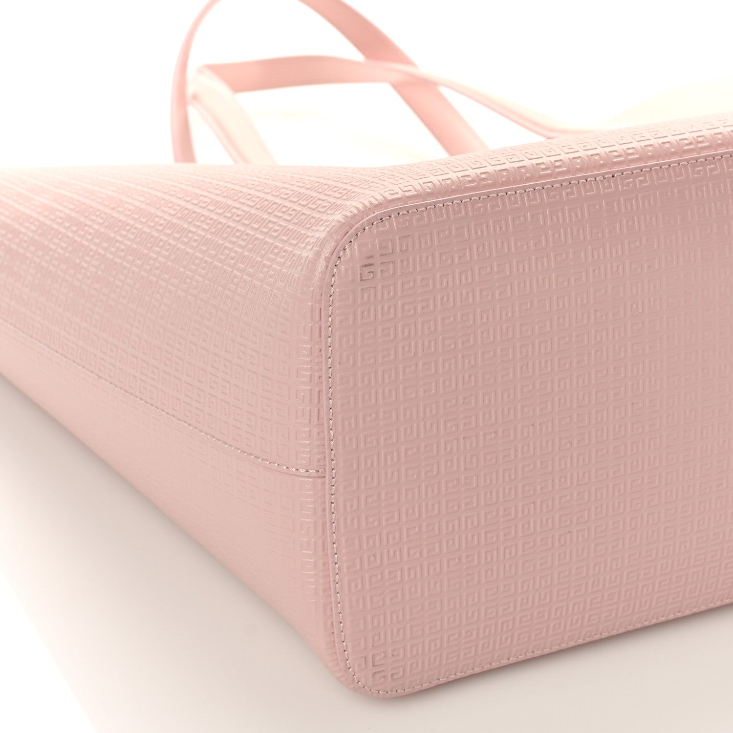 Givenchy Calfskin Logo Embossed Wing Shopper Tote Blush Pink 9 of 10