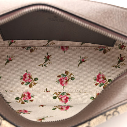 Gucci GG Supreme Monogram Web Neo Vintage Shoulder Bag Beige New Acero Crop 5 of 12