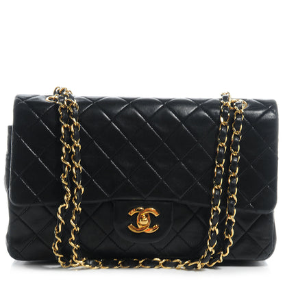 Chanel Lambskin Medium Double Flap Black 1 of 8