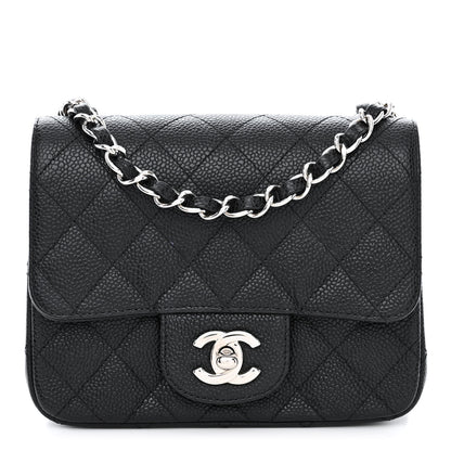 Chanel Caviar Quilted Mini Square Flap Black 1 of 12