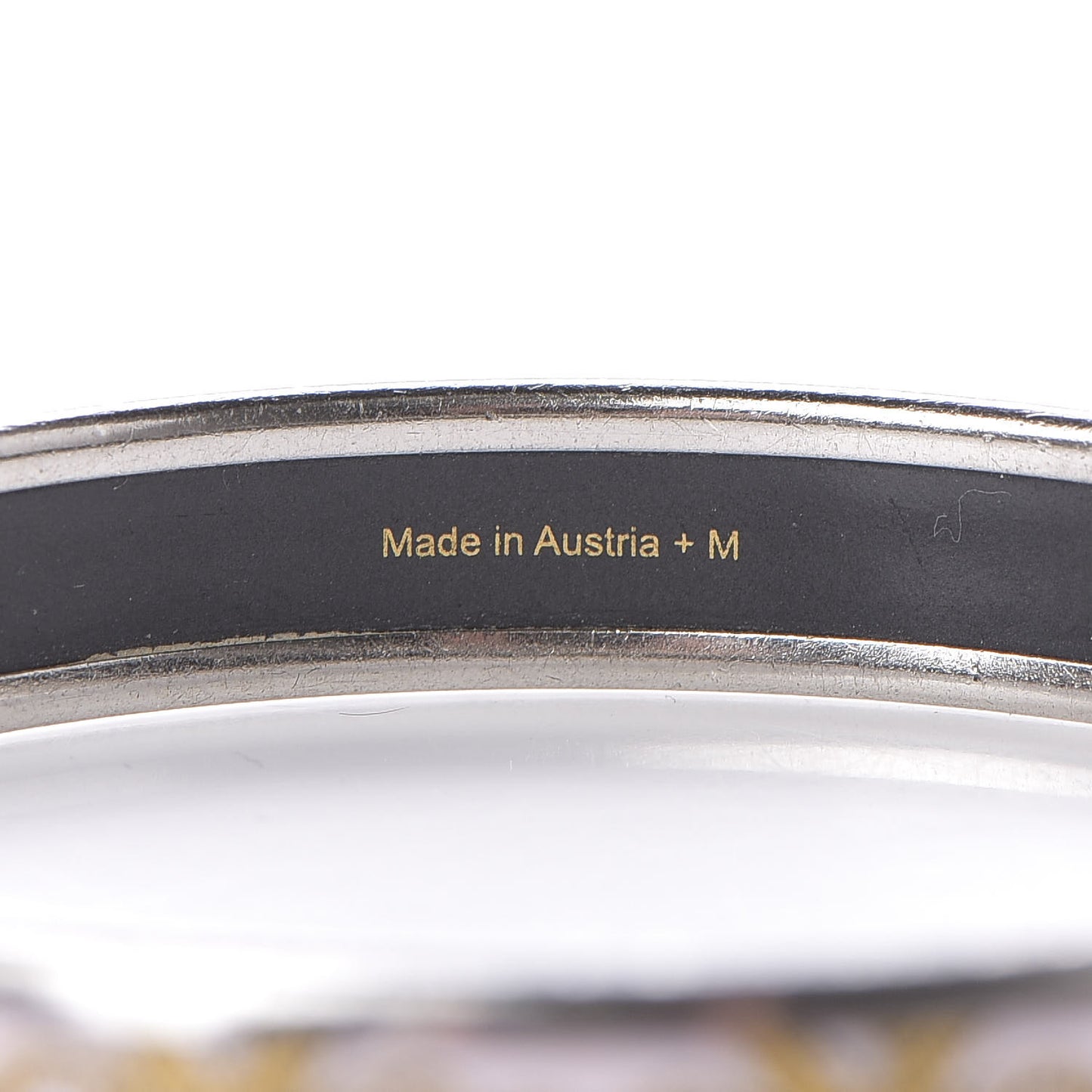 Enamel Printed Grand Apparat Narrow Bracelet 62