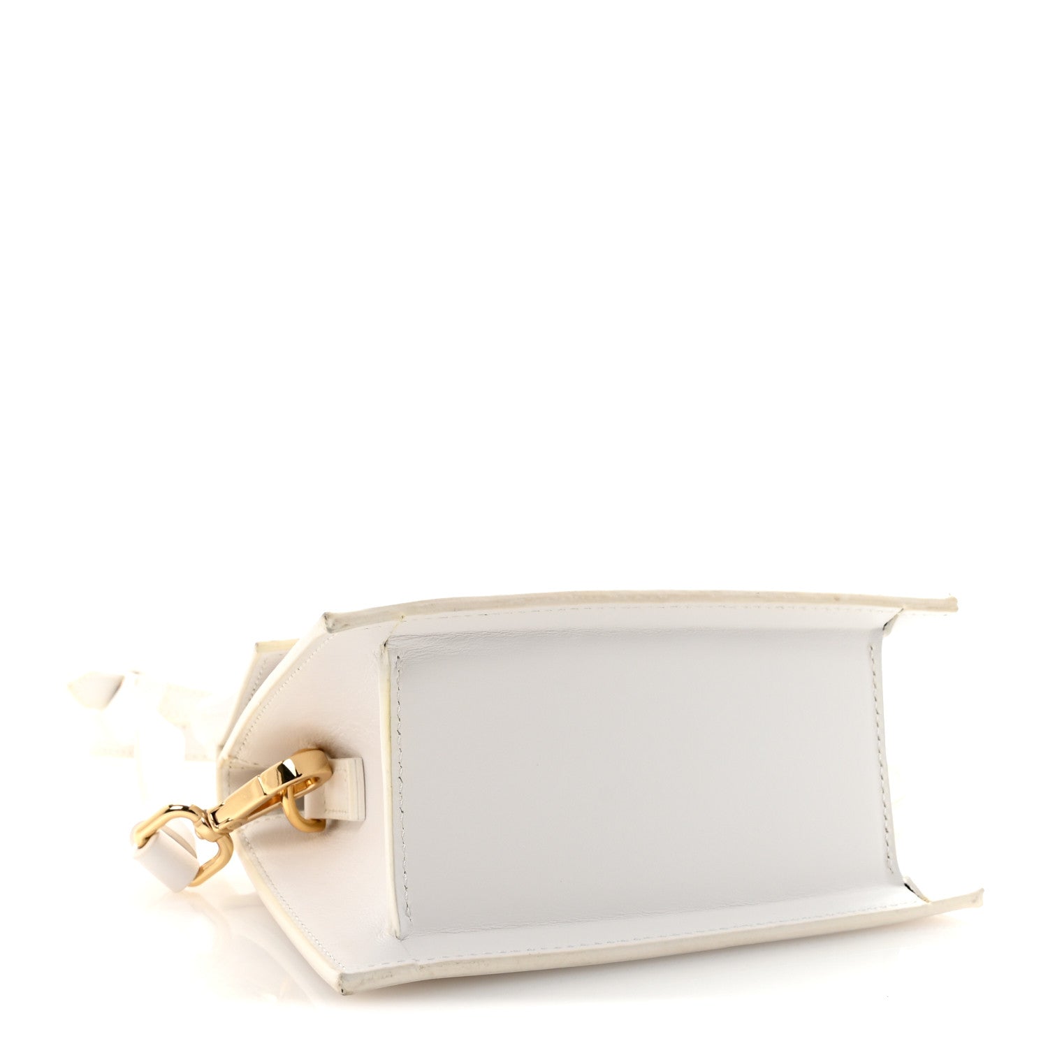 Jacquemus Smooth Calfskin Le Chiquito Moyen White 4 of 9