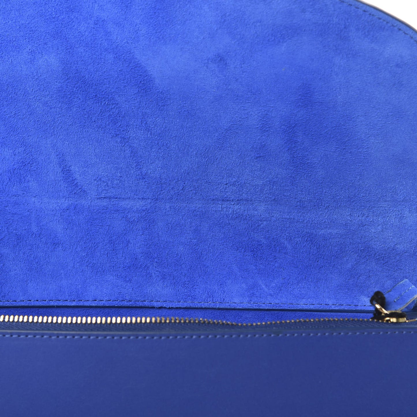 Calfskin Envelope Flat Clutch Blue
