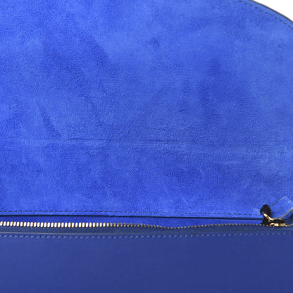 Mansur Gavriel Calfskin Envelope Flat Clutch Blue 7 of 11