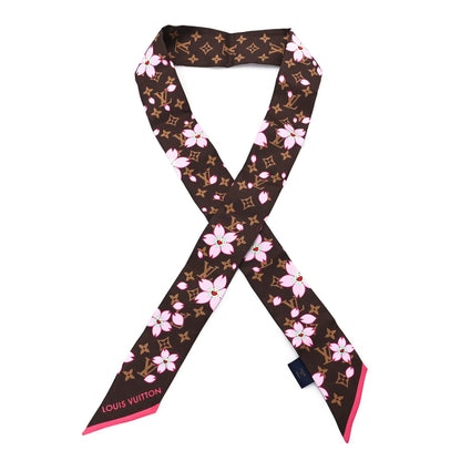 Louis Vuitton LV X TM Silk Monogram Cherry Blossom BB Bandeau Tan 1 of 3
