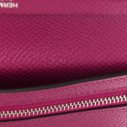 Hermes Epsom Bearn Compact Wallet Rose Pourpre 8 of 12