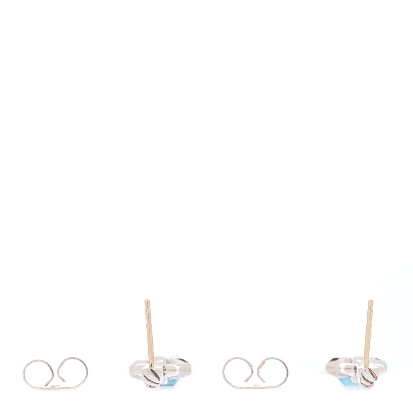 Sterling Silver Diamond Blue Topaz Stax Drop Earrings