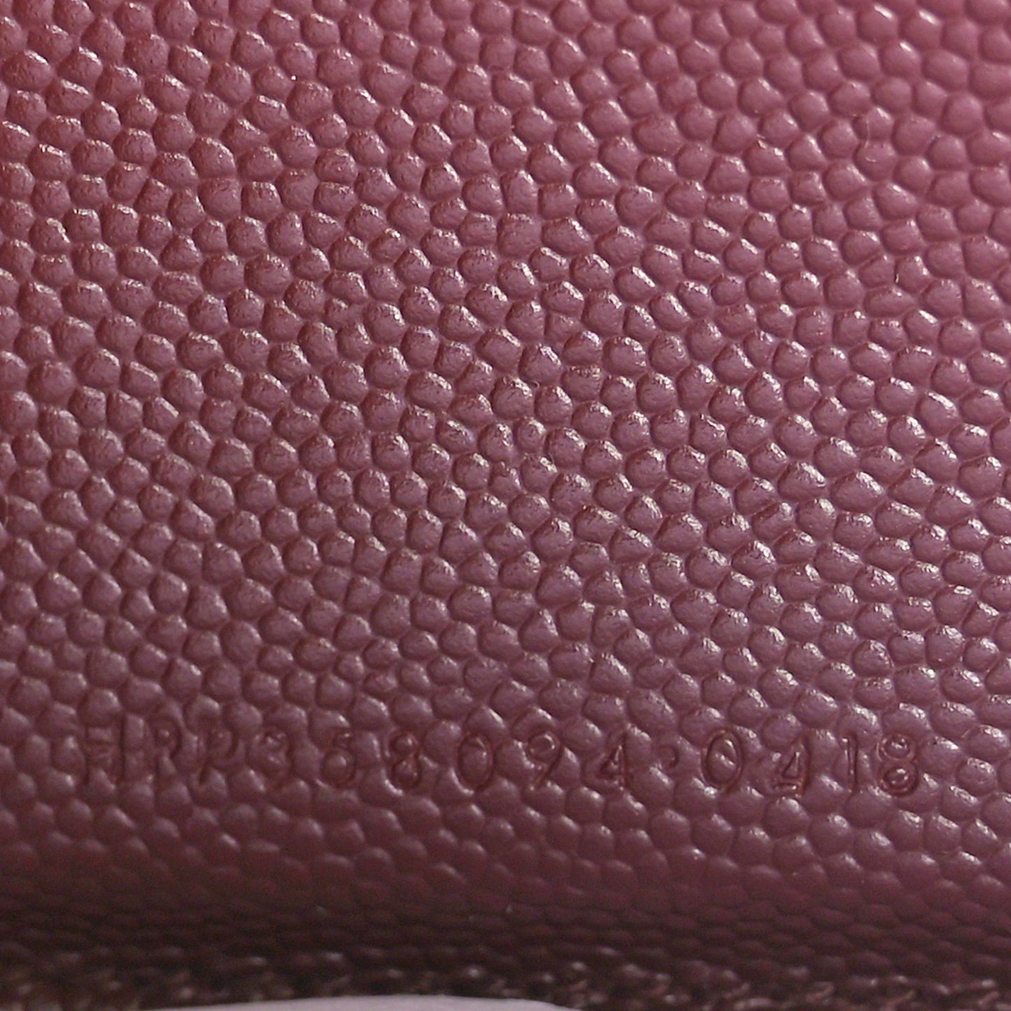 Grain De Poudre Matelasse Chevron Monogram Zip Around Wallet Rouge Legion