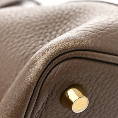 Hermes Taurillon Clemence Picotin Lock 18 PM Etoupe 11 of 13