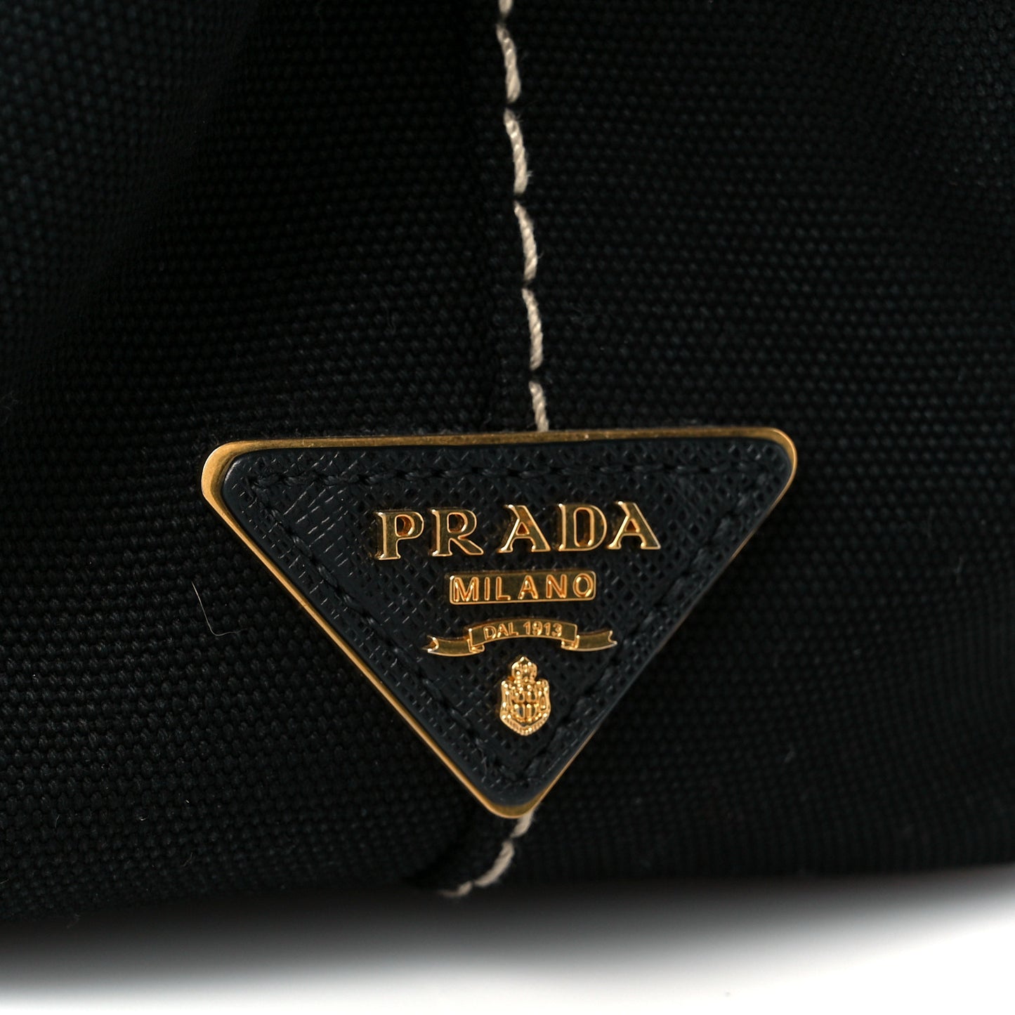 Canapa Small Logo Tote Black Talco