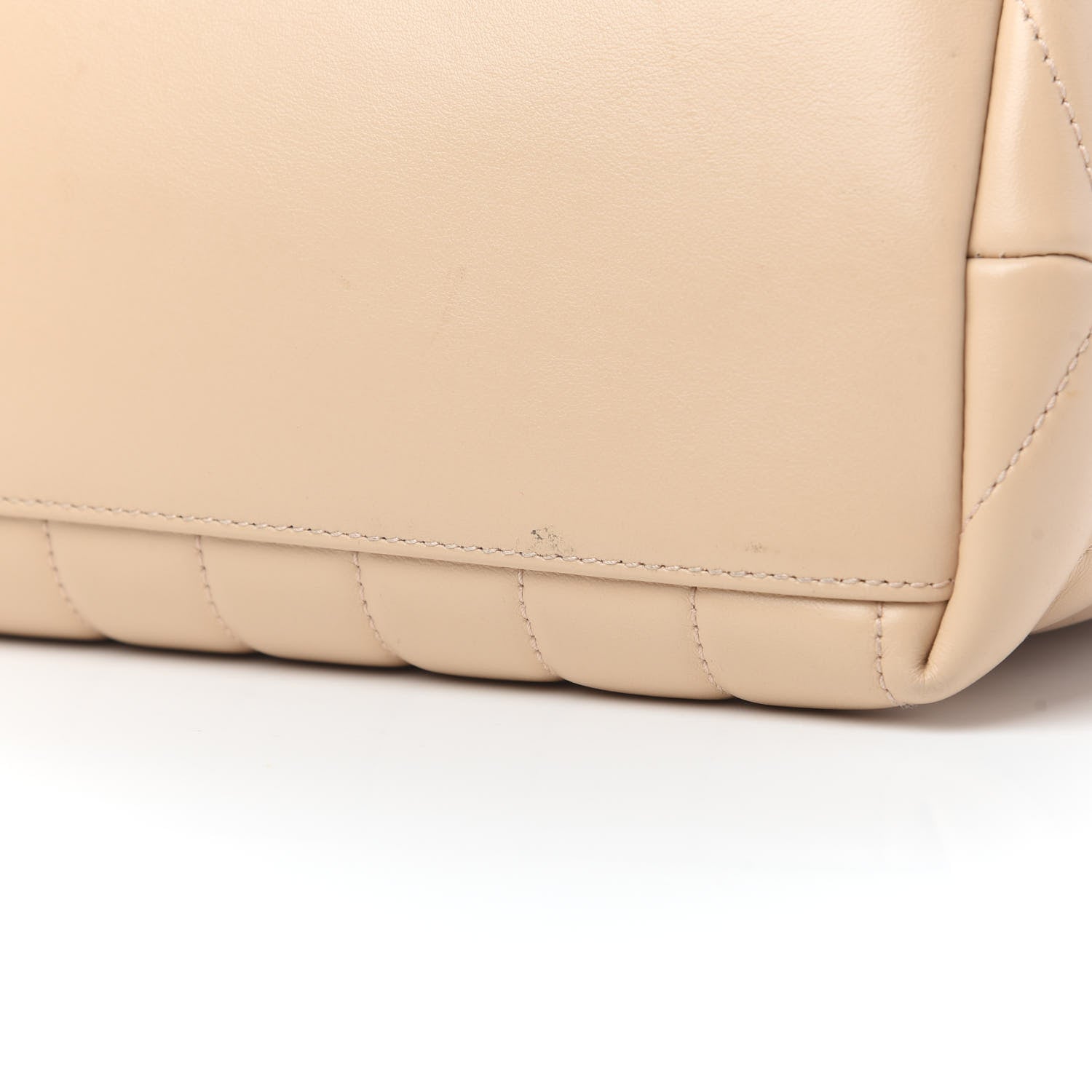Saint Laurent Calfskin Y Quilted Monogram Medium Loulou Chain Satchel Nude Powder 10 of 13